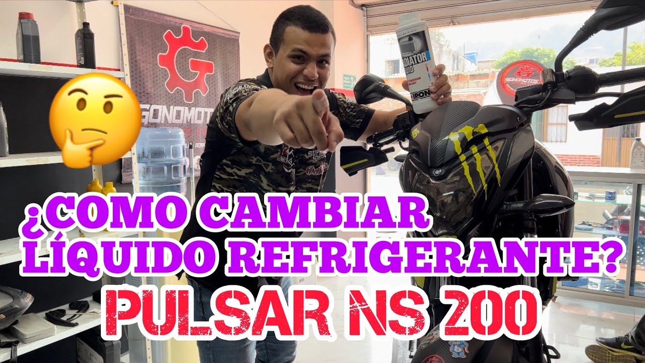 ¿Como cambiar el líquido refrigerante a una pulsar NS200?🤔 #ns200 #pulsarns200 #tutorial #gonomotos