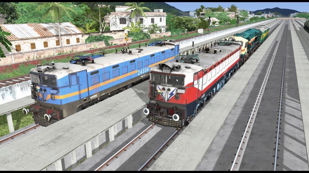 WAG-7 Startup With the Help Of DIESEL LOCO In DIESEL ROUTE - Struggle to start