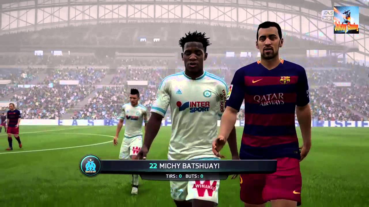 FIFA 16 OM - FC Barcelone (Match Amical)