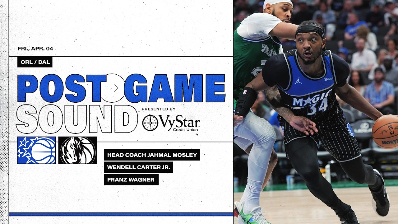 POSTGAME SOUND: ORLANDO MAGIC VS. DALLAS MAVERICKS | COACH MOSE, WENDELL CARTER JR. & FRANZ WAGNER