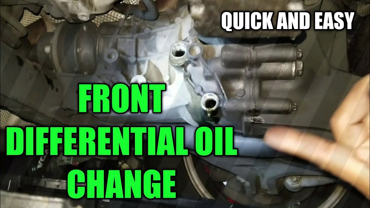Mercedes Front Differential Oil Change DIY