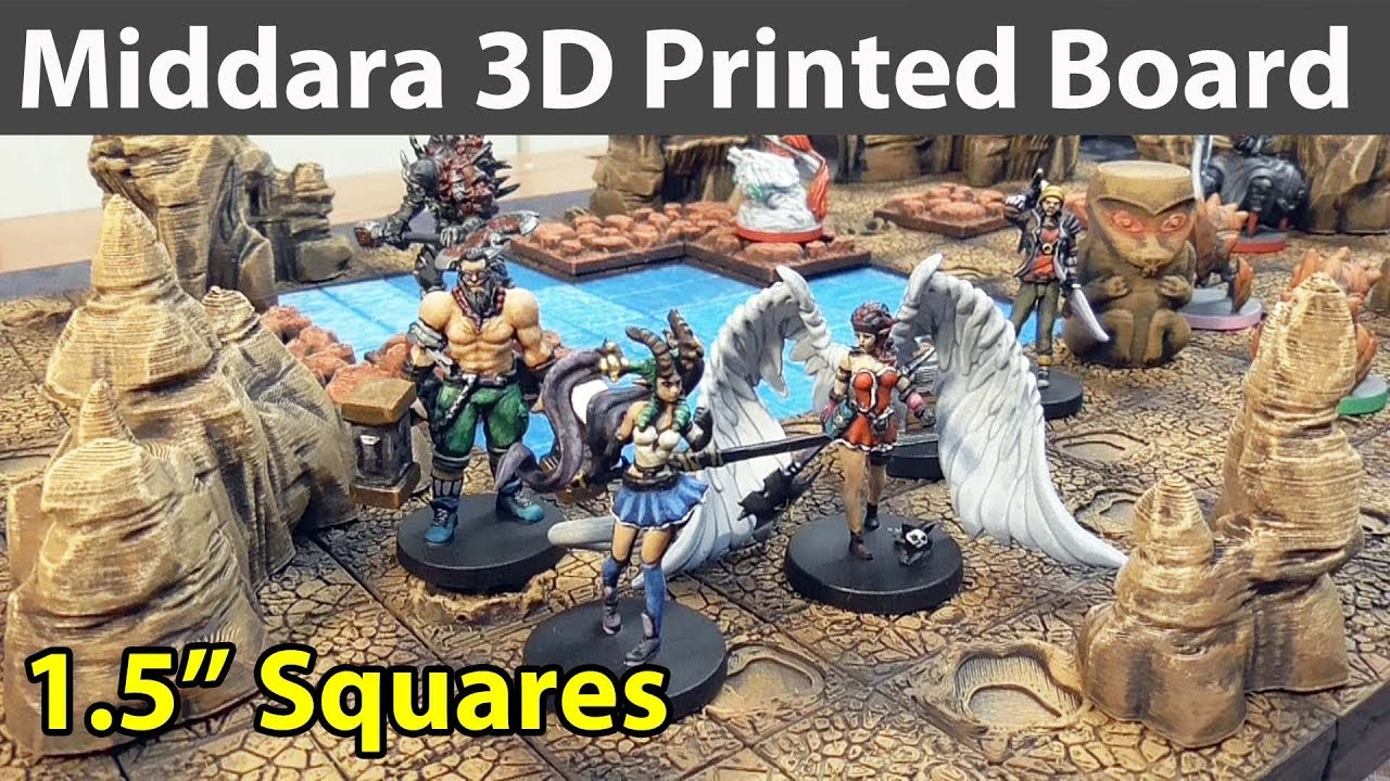 Middara 3D Printed Board with 1.5