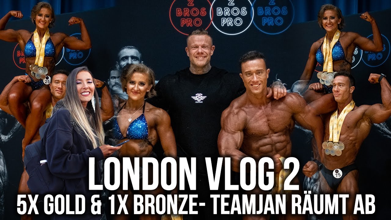 5x Gold & 1x Bronze - TeamJan r&auml;umt ab in London| London 2023 VLog 2