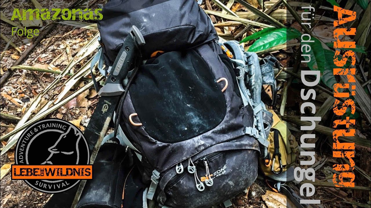 AUSR&Uuml;STUNG f&uuml;r den DSCHUNGEL | Trekking, Abenteuer, Equipment, Rucksack packen, Survival Gear