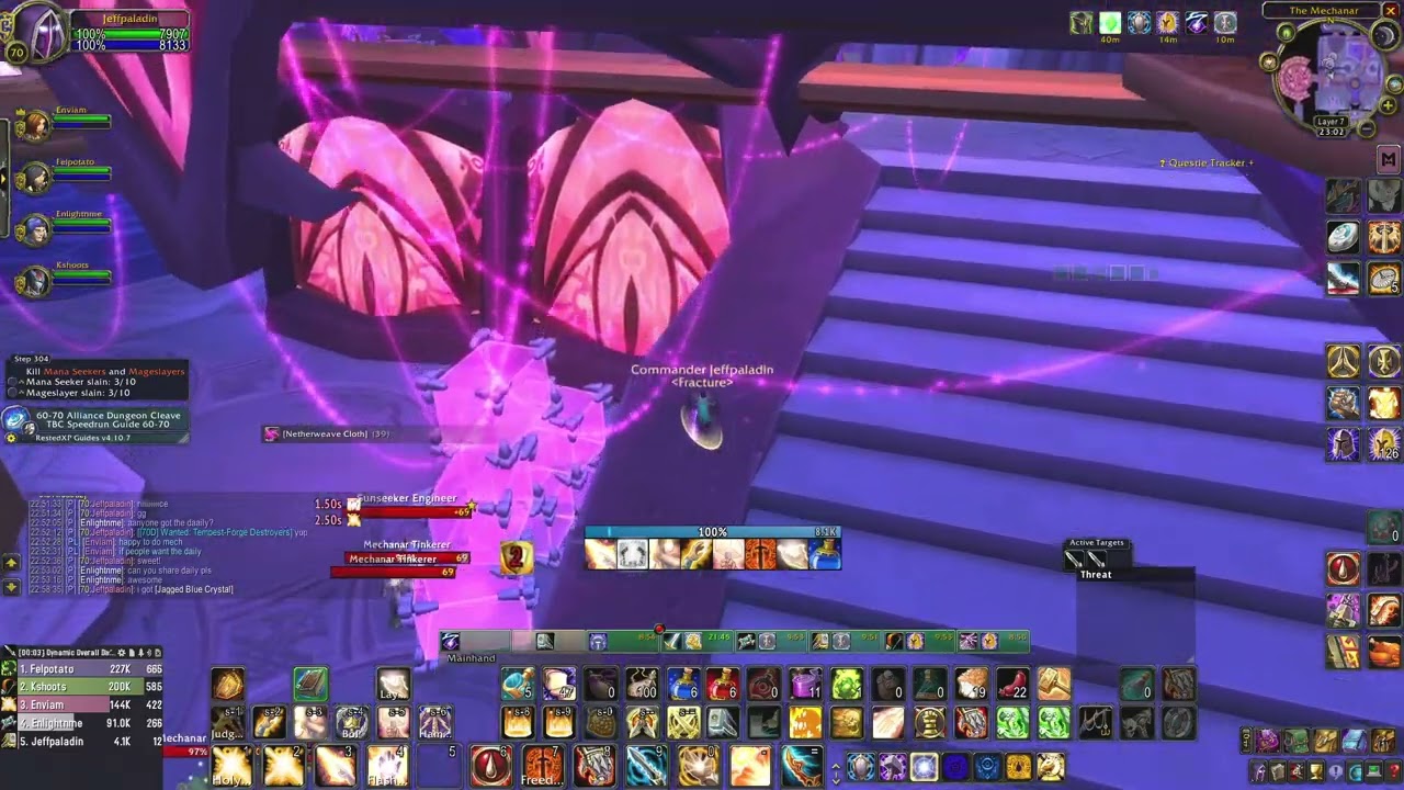 Chill WoW TBC Paladin healing Botanica