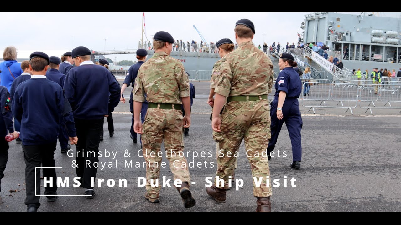 HMS Iron Duke   Grimsby & Cleethorpes Sea Cadet Ship Visit