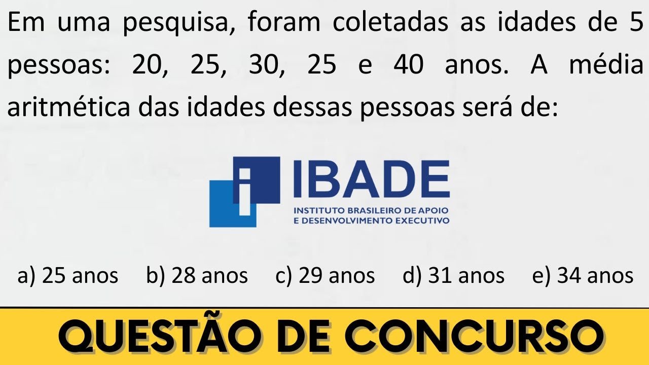 Resolva Média Aritmética em 2 minutos