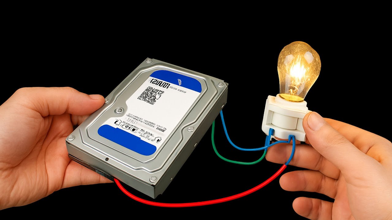 Unbelievable! An old hard drive can be turned into a super useful 12V battery