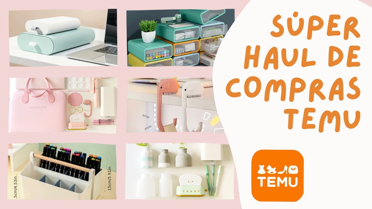 REVISIÓN SIN COMPROMISO Y HONESTA* ¿Merece la pena Temu?-TEMU HAUL + Unboxing  (20+ ARTÍCULOS)