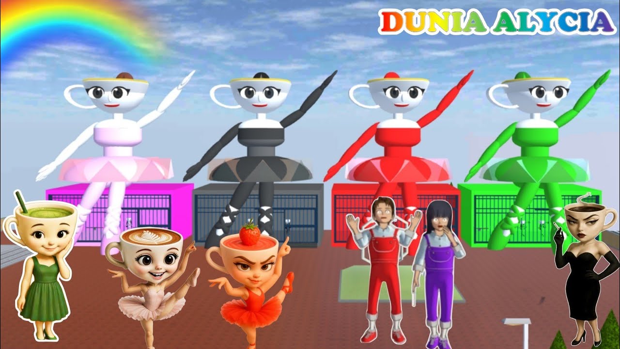 Yuta Mio dan Upin Ipin Buat Penjara Anomali Tangkap Semua Anomali Ballerina #sakuraschoolsimulator 