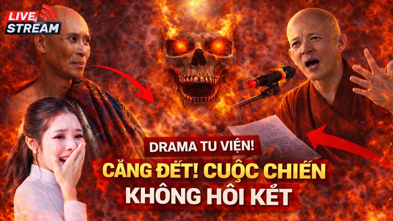 🔴 NÓNG TRỰC TIẾP: Sư Minh Tuệ Mời Thầy Trò Mật Hạnh Tu Viện Chơn Như Vào Hóa Giải Hận Thù!