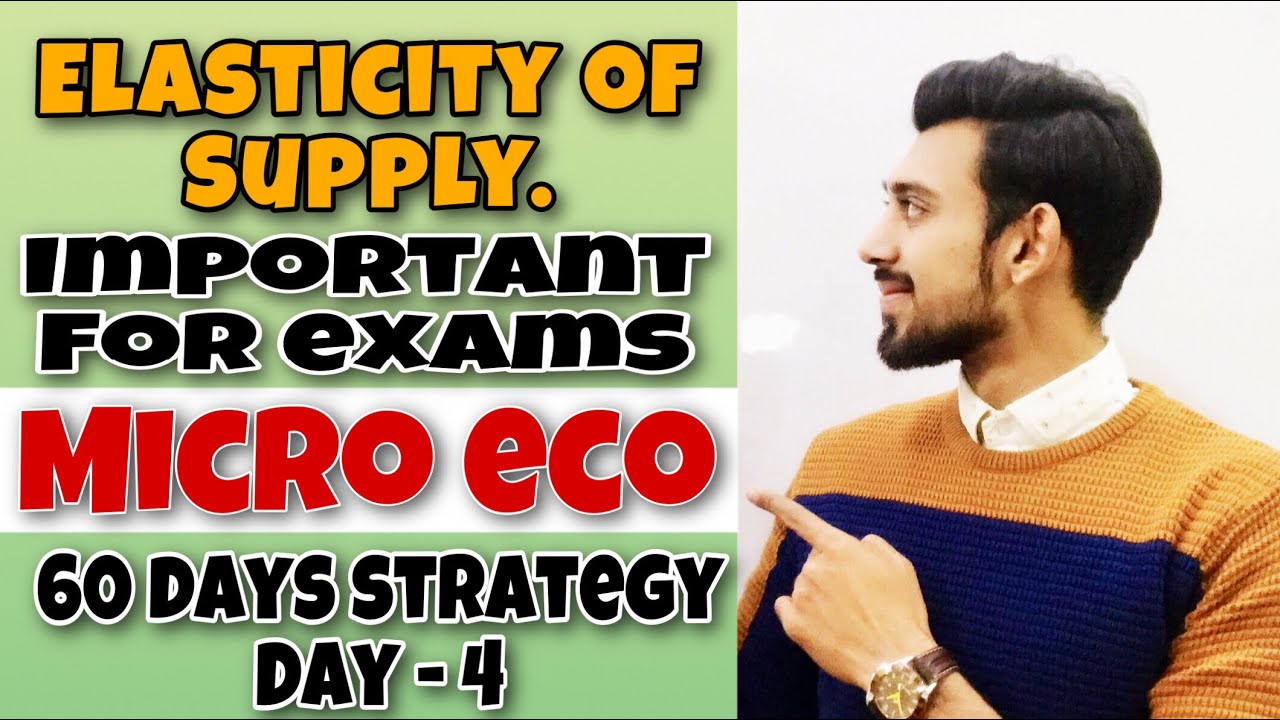 Elasticity of Supply | Complete numericals