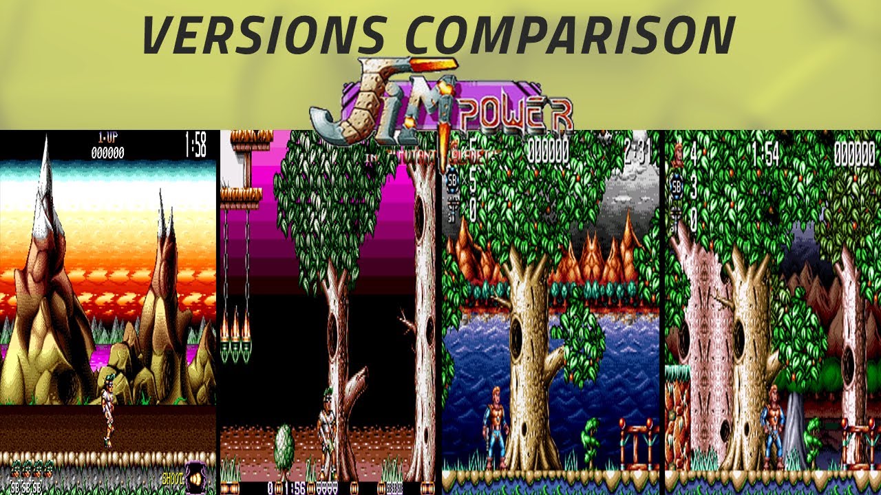 Jim Power in Mutant Planet -Versions Comparison- Amiga, Atari ST, MS-DOS and much more!