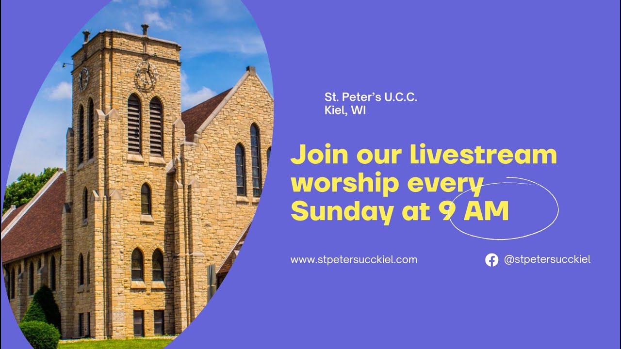 Sunday, March 8th, 2026, Worship Service at St. Peter's U.C.C., Kiel, WI