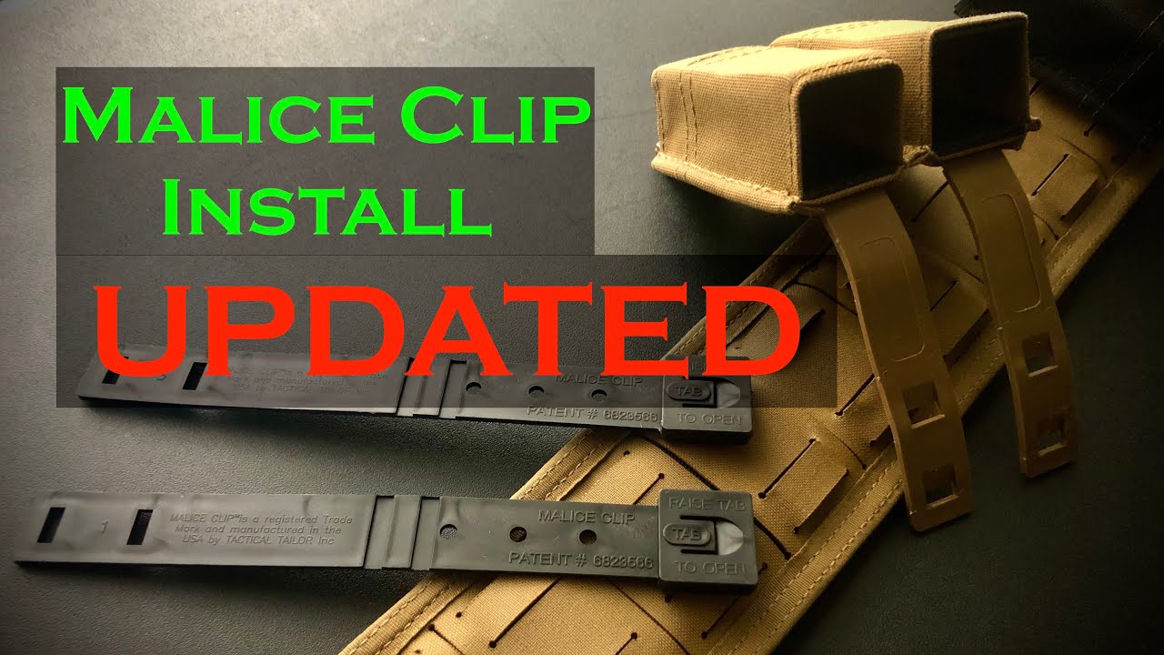 UPDATED - WAY EASIER! - Malice Clip Install - estacc KYWIs and Tactical Tailor