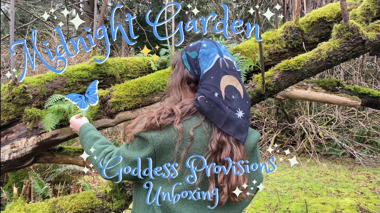 Midnight Garden Box | Goddess Provisions Unboxing | March 2022 | Witchy Butterfly Haul