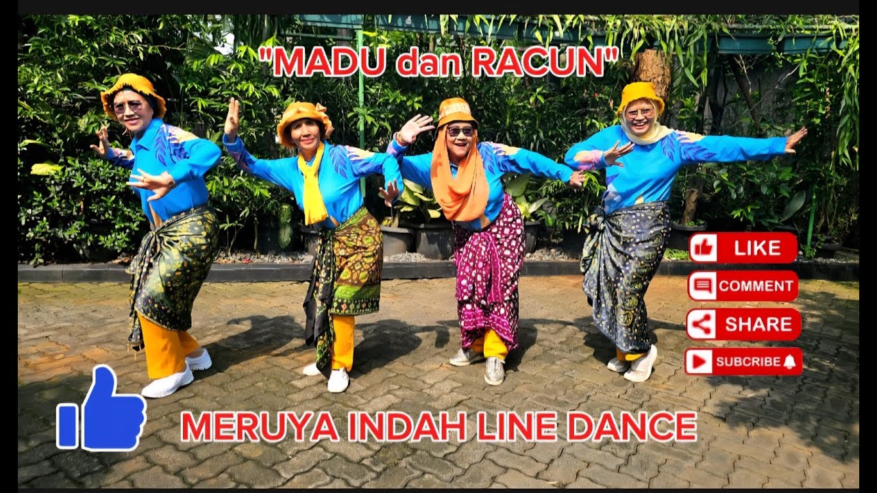 Madu dan Racun LIne Dance demo by Meruya Indah Line Dance, level High Beginner. Dukung  kami ya