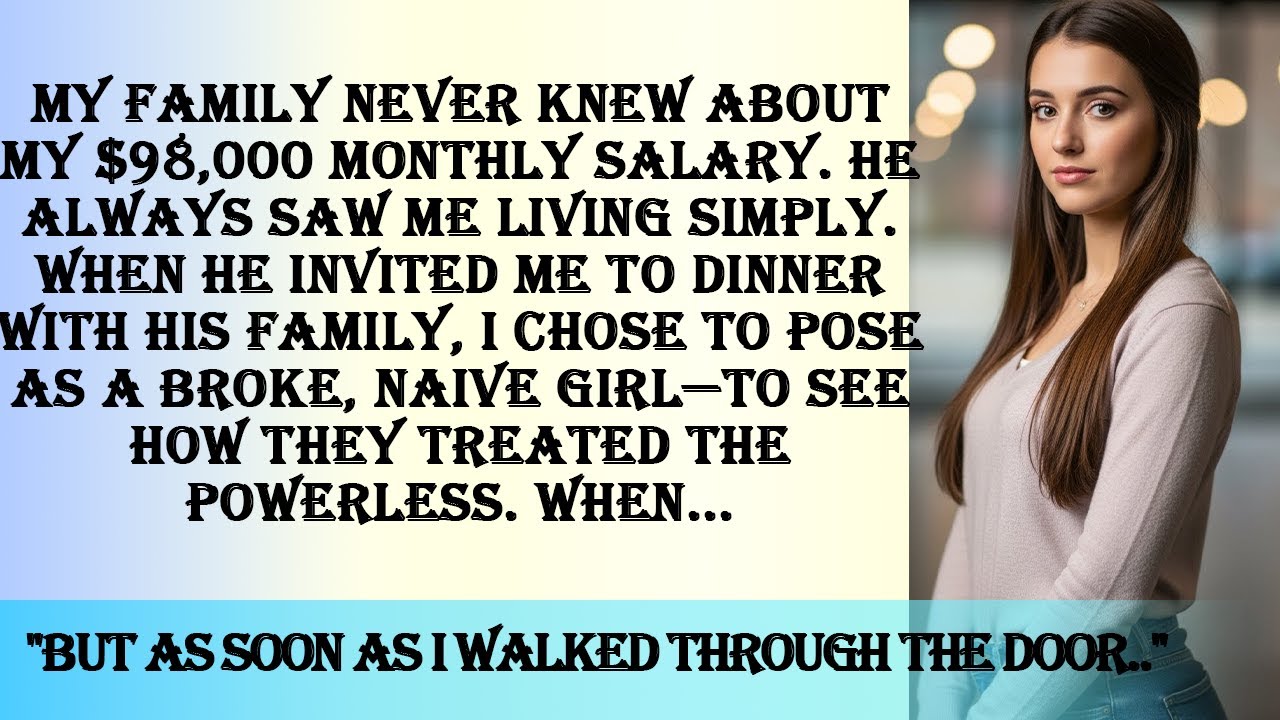 My Family Never Knew About My $98K Monthly Salary—They Only Saw the Modest Me