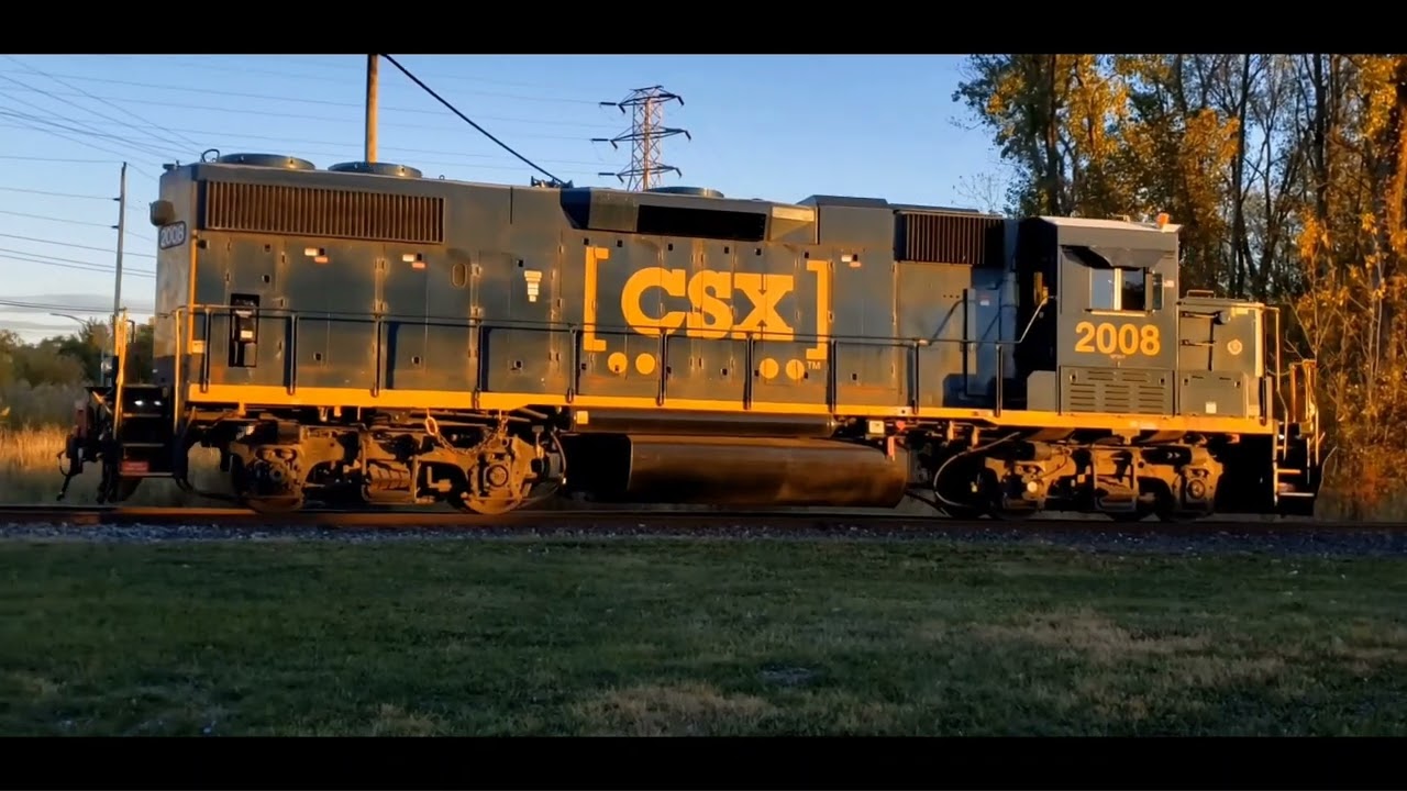 Solo CSX Engine Runs the TNT Line (Tonawanda, North Tonawanda, NY)