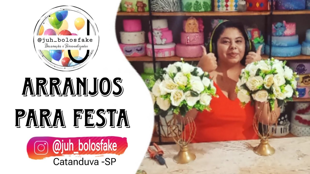 Arranjo de flores no isopor !