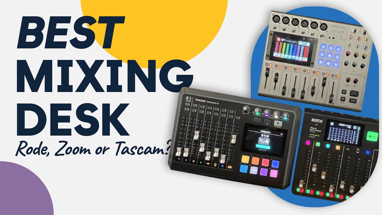 RØDE Rodecaster Pro vs ZOOM Podtrak P8 vs Tascam Mixcast 4 | Best Mixing Desk 2022?