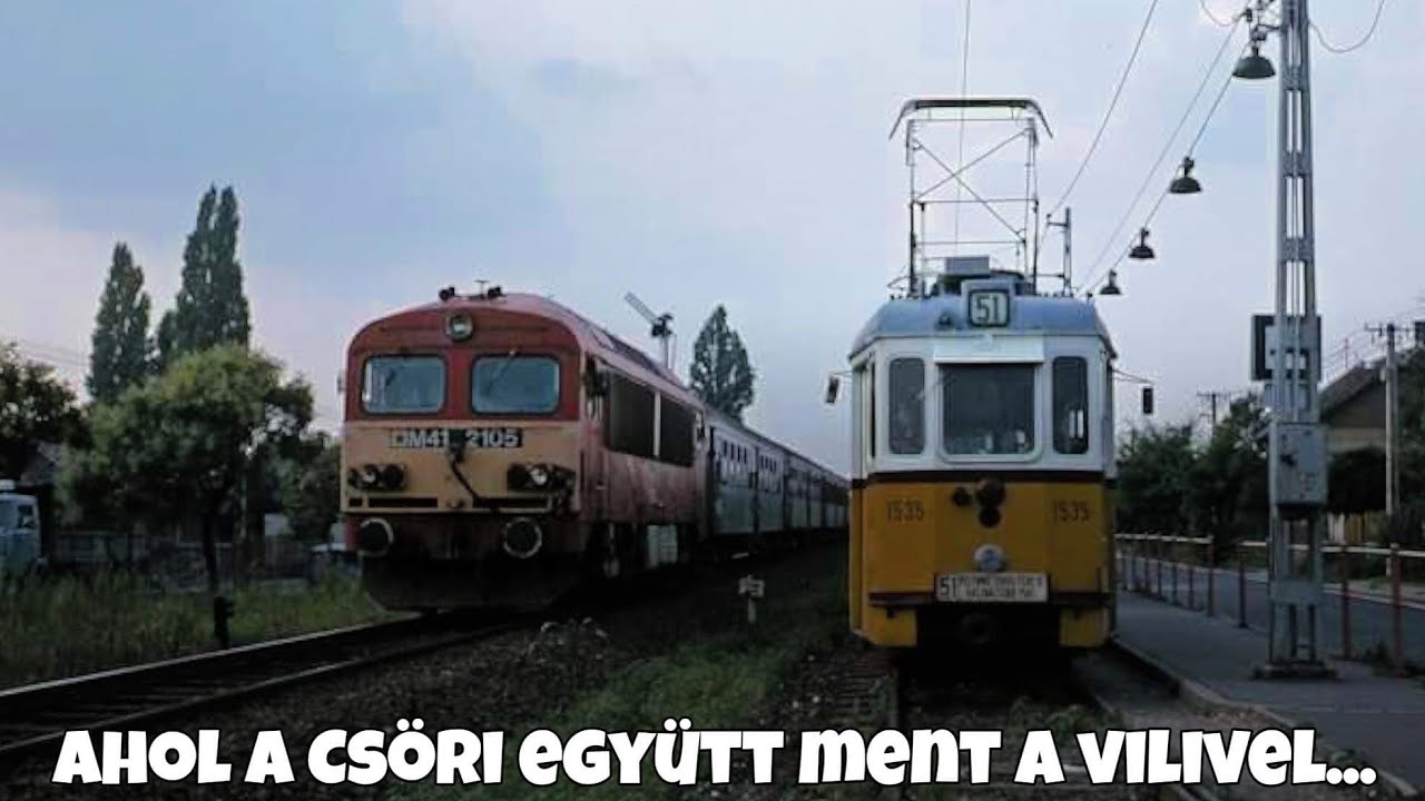 VASÚTBÓL VILLAMOS...A JÁRAT AMI A SAJÁT VONALÁNAK BETÉTJÁRATÁVÁ VÁLT...