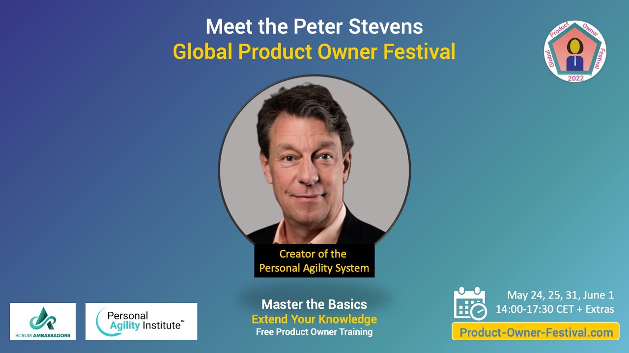 Peter Stevens -  Interview Global Product Owner Festival 2022