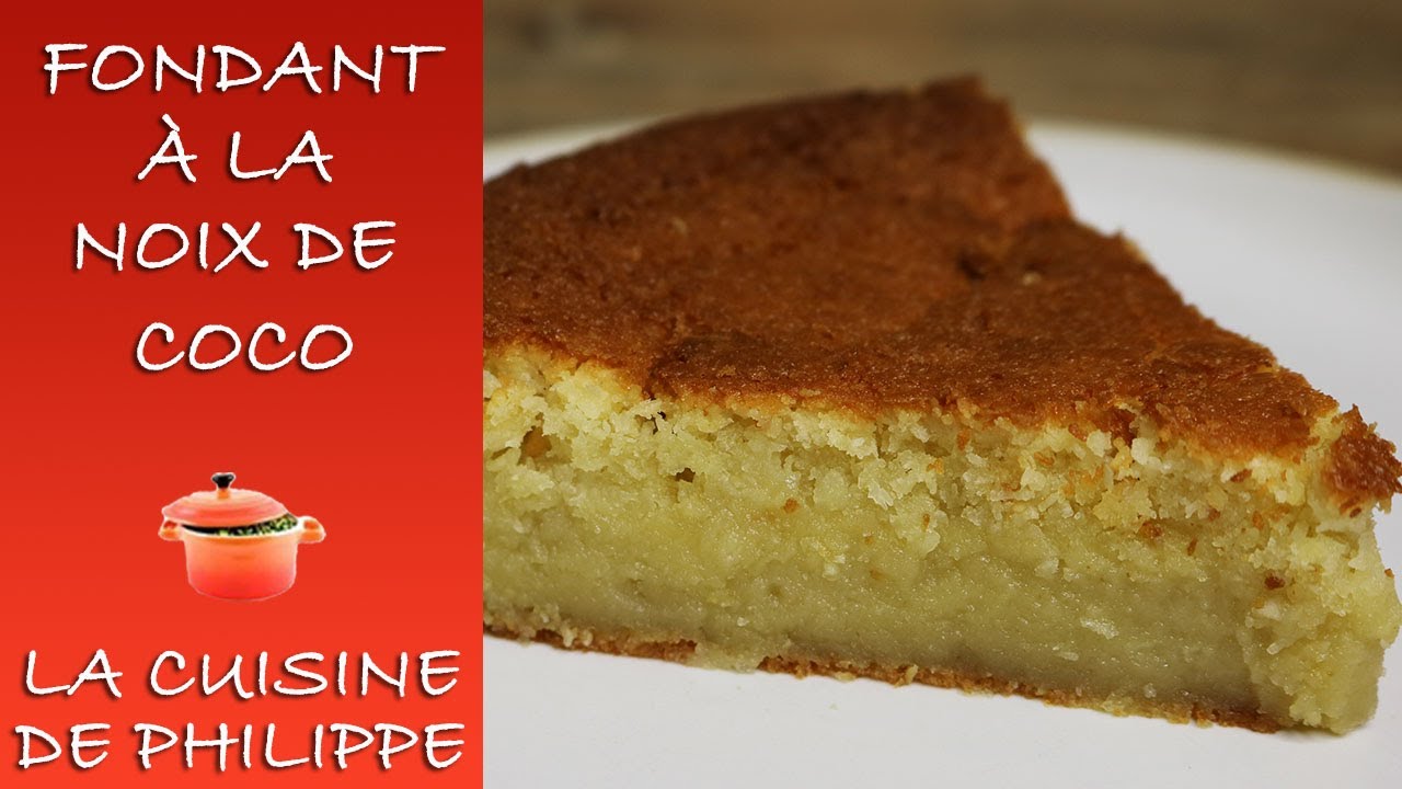 Fondant à la noix de coco