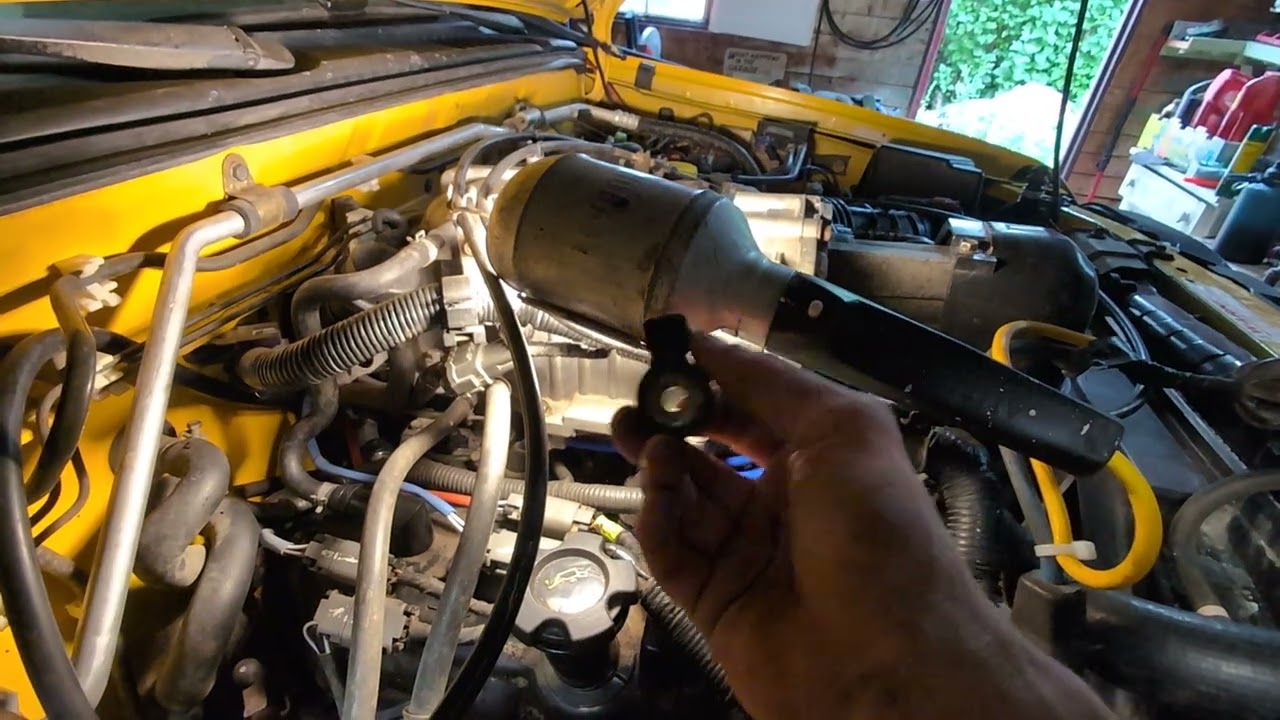 02 Xterra supercharged Knock sensor relocation part 2 