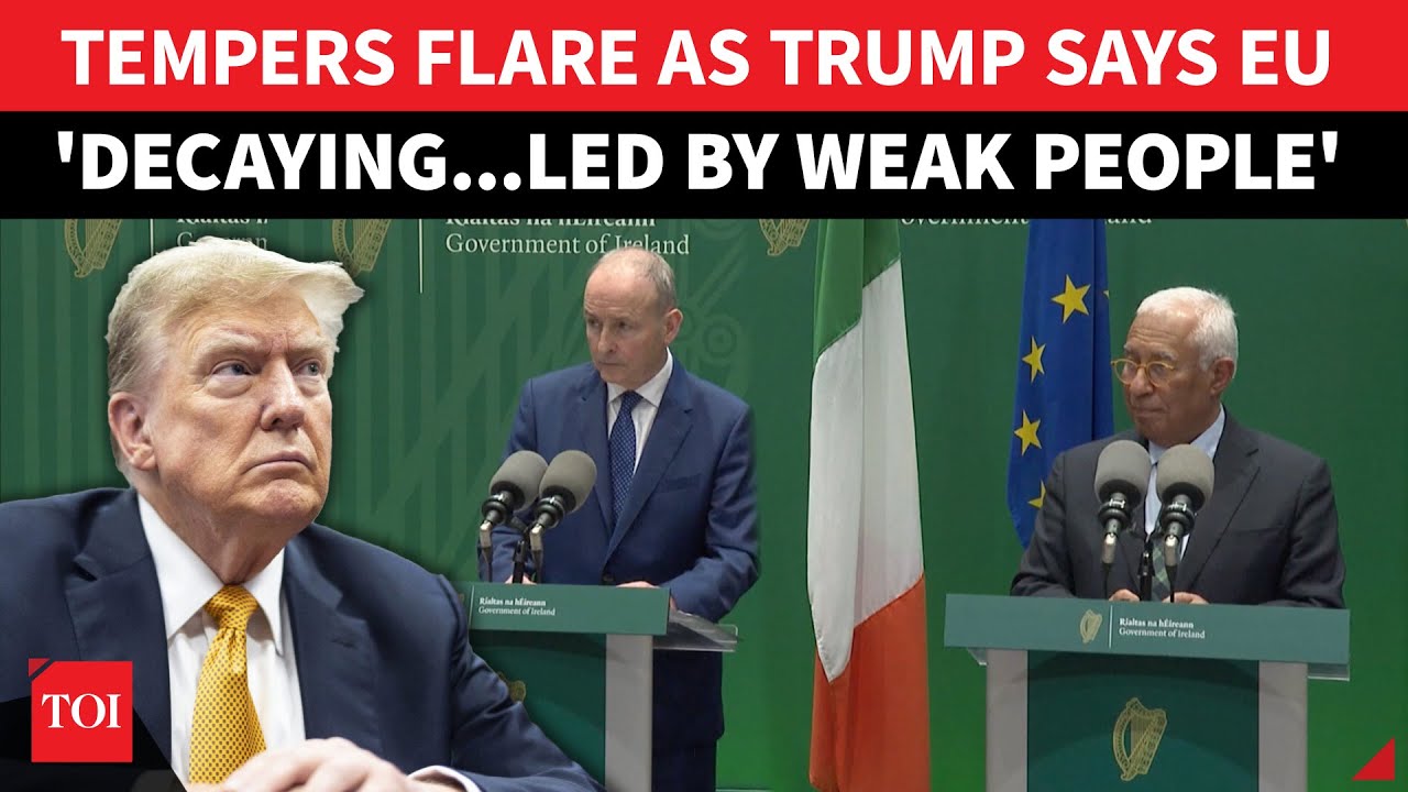 EU-Trump Rift Widens: Bloc's Council Chief, Irish PM Warn Trump To 'RESPECT EUROPE'S CHOICES'