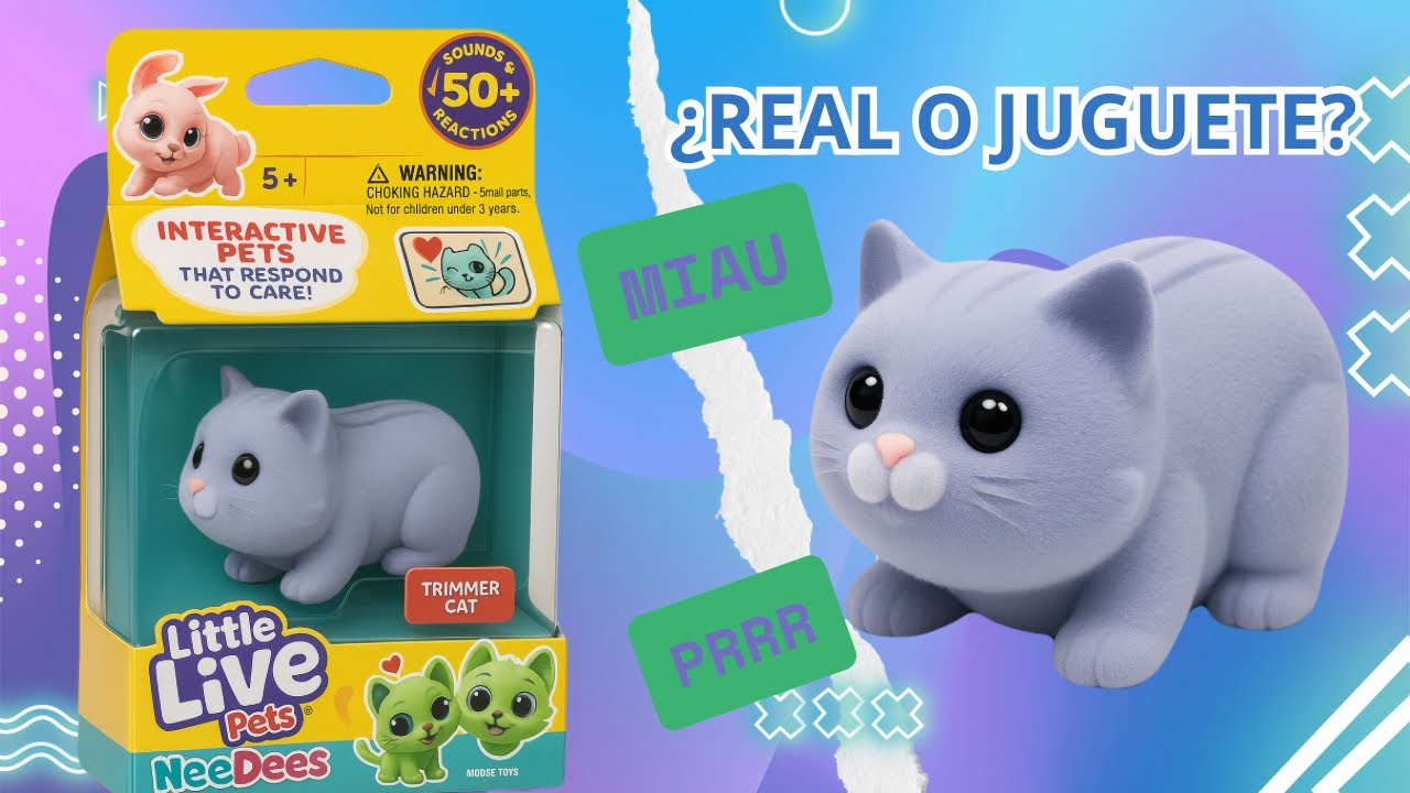 ¡Este Gatito Cobra Vida! 🐱✨ Little Live Pets de Moose! ¿Real o Juguete? 😉