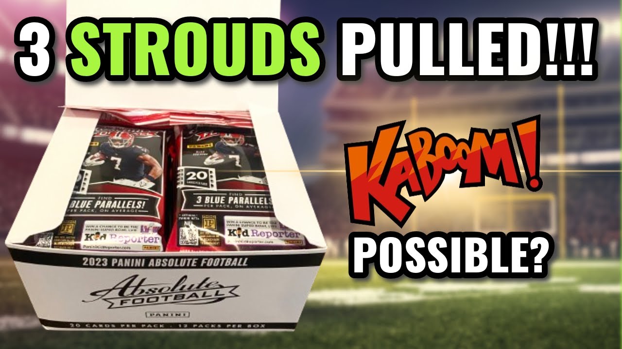 IS A KABOOM POSSIBLE IN THESE? 👀 2023 ABSOLUTE FOOTBALL FAT PACK BOX