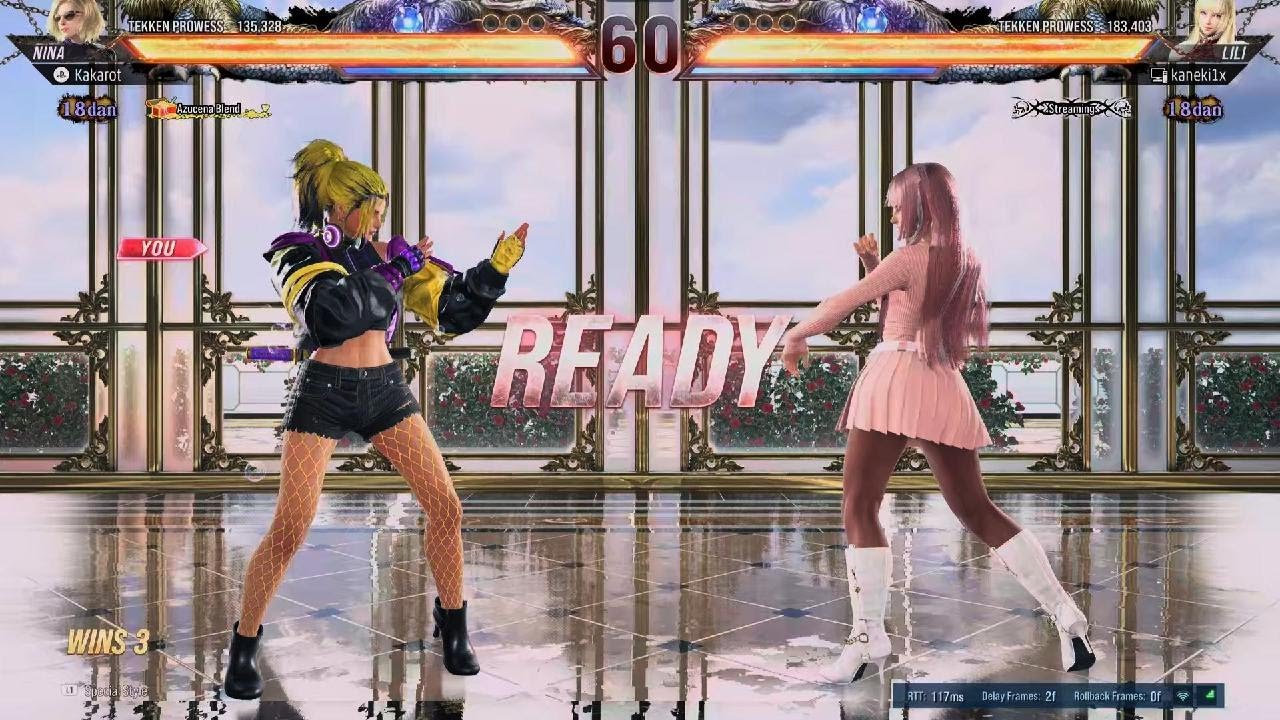 TEKKEN8_ I gave this Lili PC Player 5 matches to get a victory, Nina's defense was just too much!.🤓