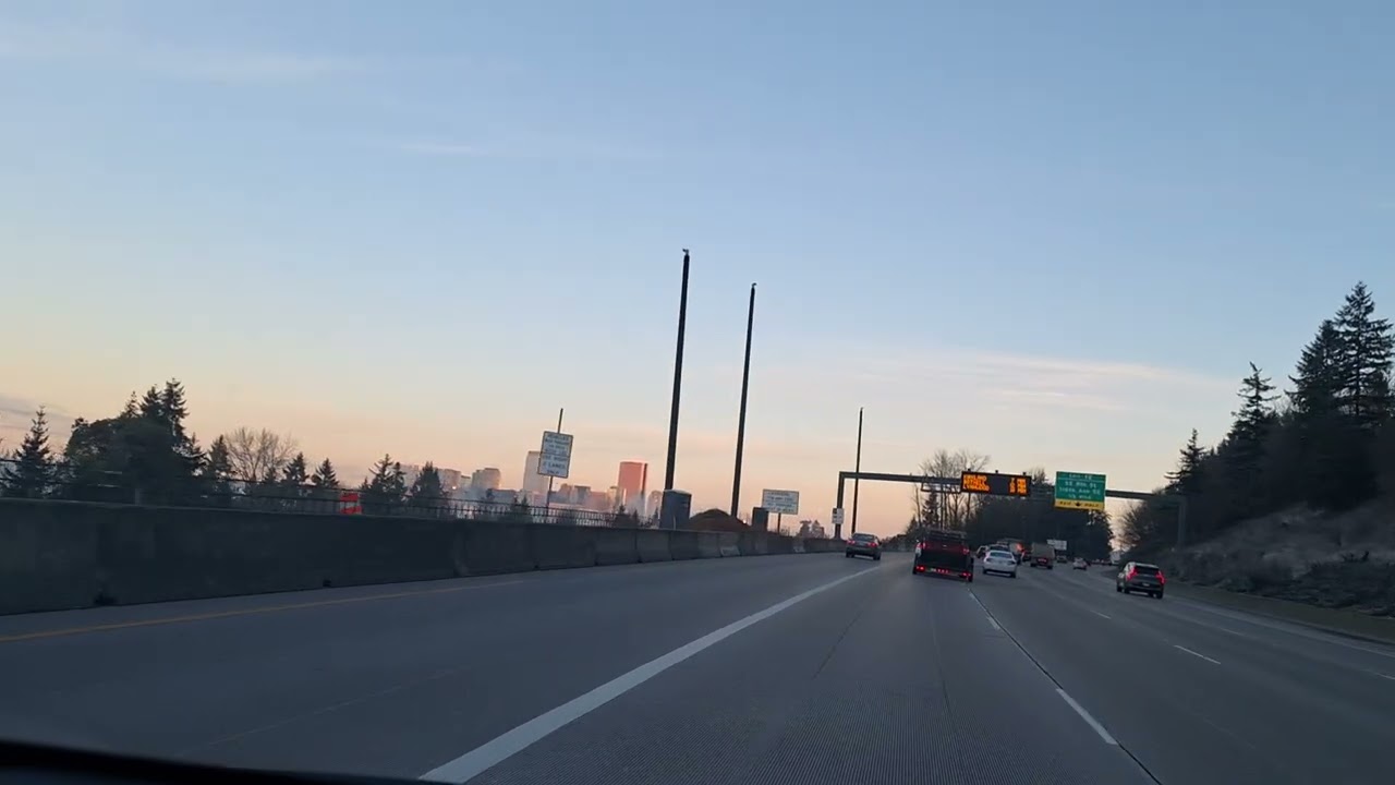 El crudo invierno en Washington  USA. 