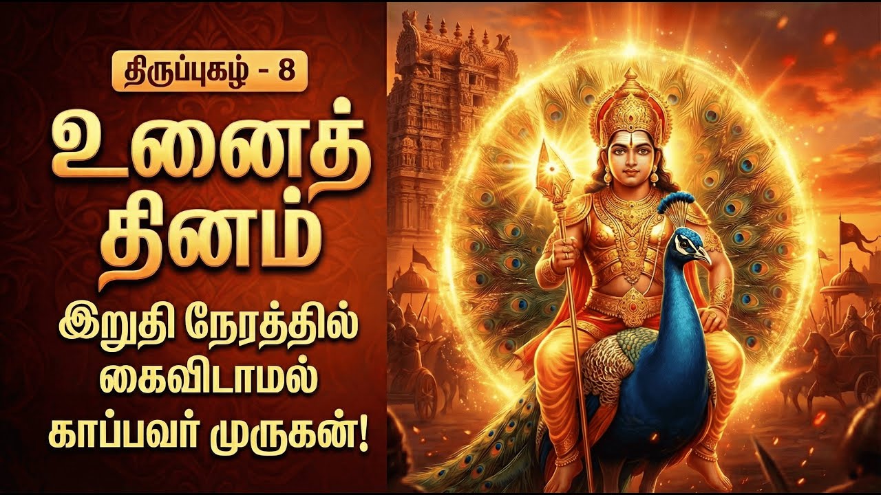திருப்புகழ் 8 | உனைத் தினம் | Thiruppugazh 8 | Unai Thinam | Murugan Arul Song