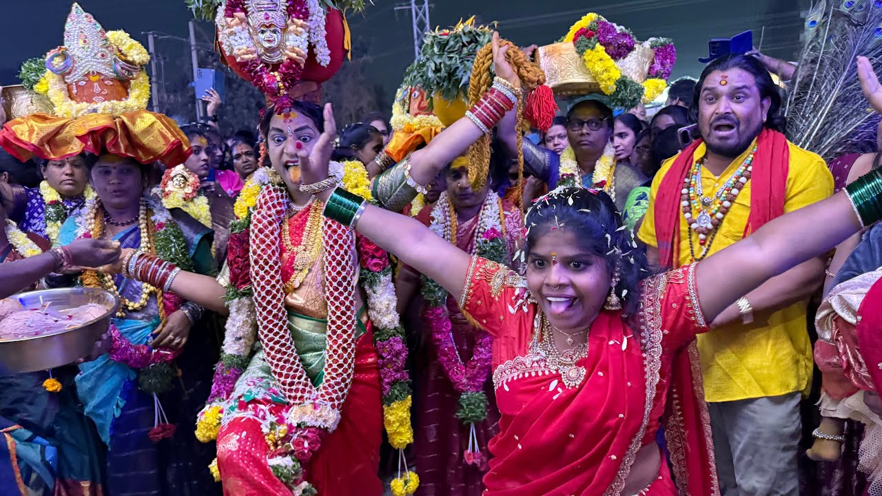 Rakesh Bonam anna Sigam At Ameenpur Sammakka Sarakka Jatara 2026 | Sammakka Saralamma Jatara 2026