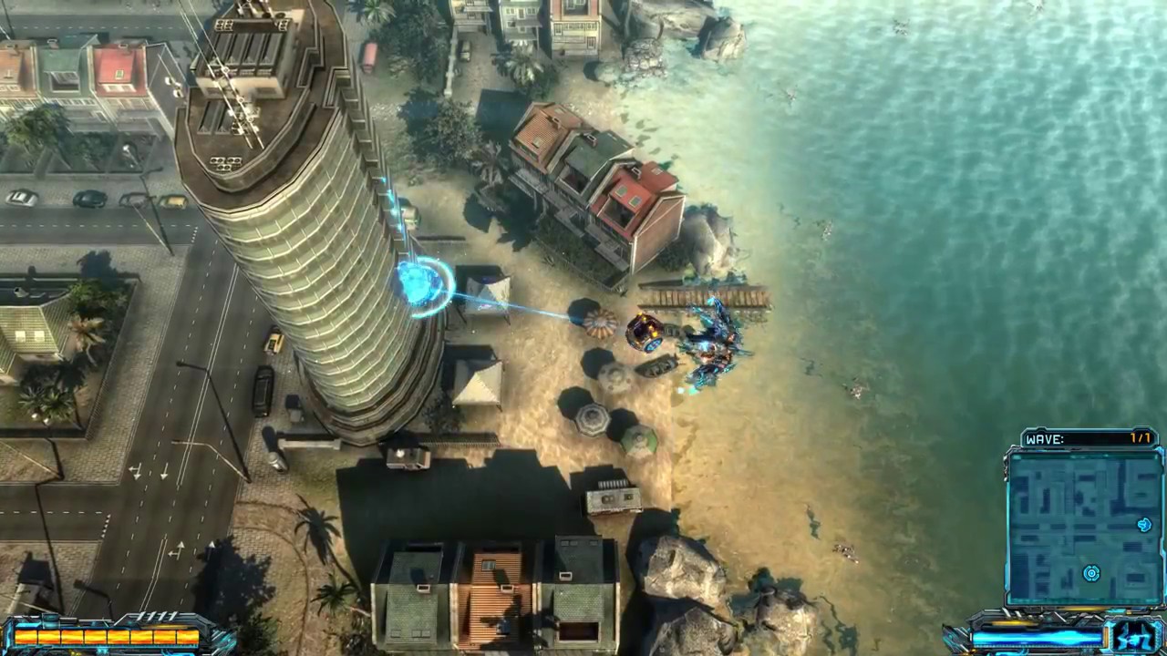 X-Morph: Defense - Skyscraper dominoes ;)