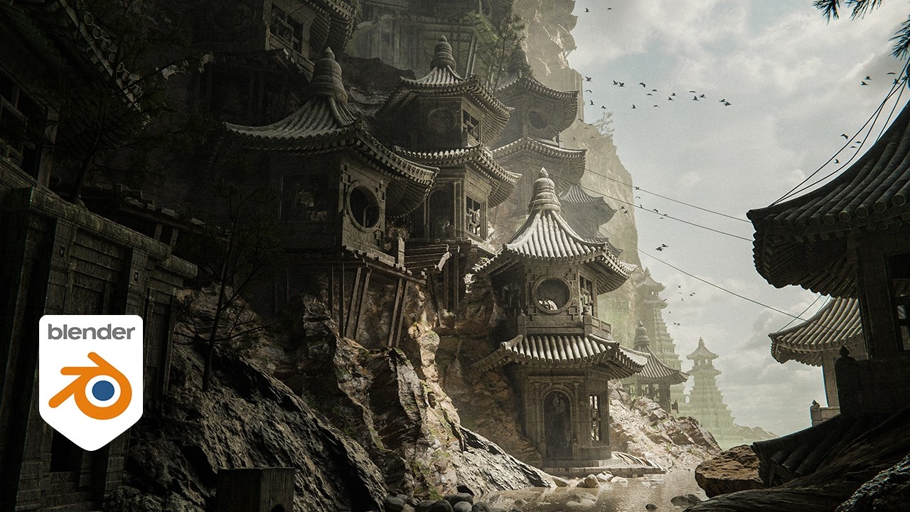 Making an Ancient Village in Blender (+ Free Pack)