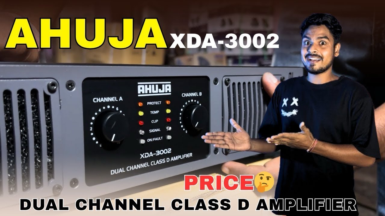 Ahuja XDA-3002 Amplifier Review And Price 🤩 // @Djweb301 Class D Transformer ￼Base ￼Amplifier 🔥 
