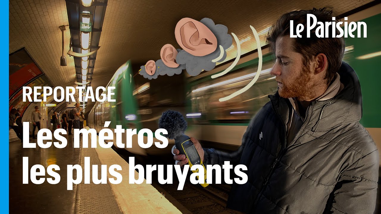 On a mesuré le bruit sur TOUTES les lignes de métro