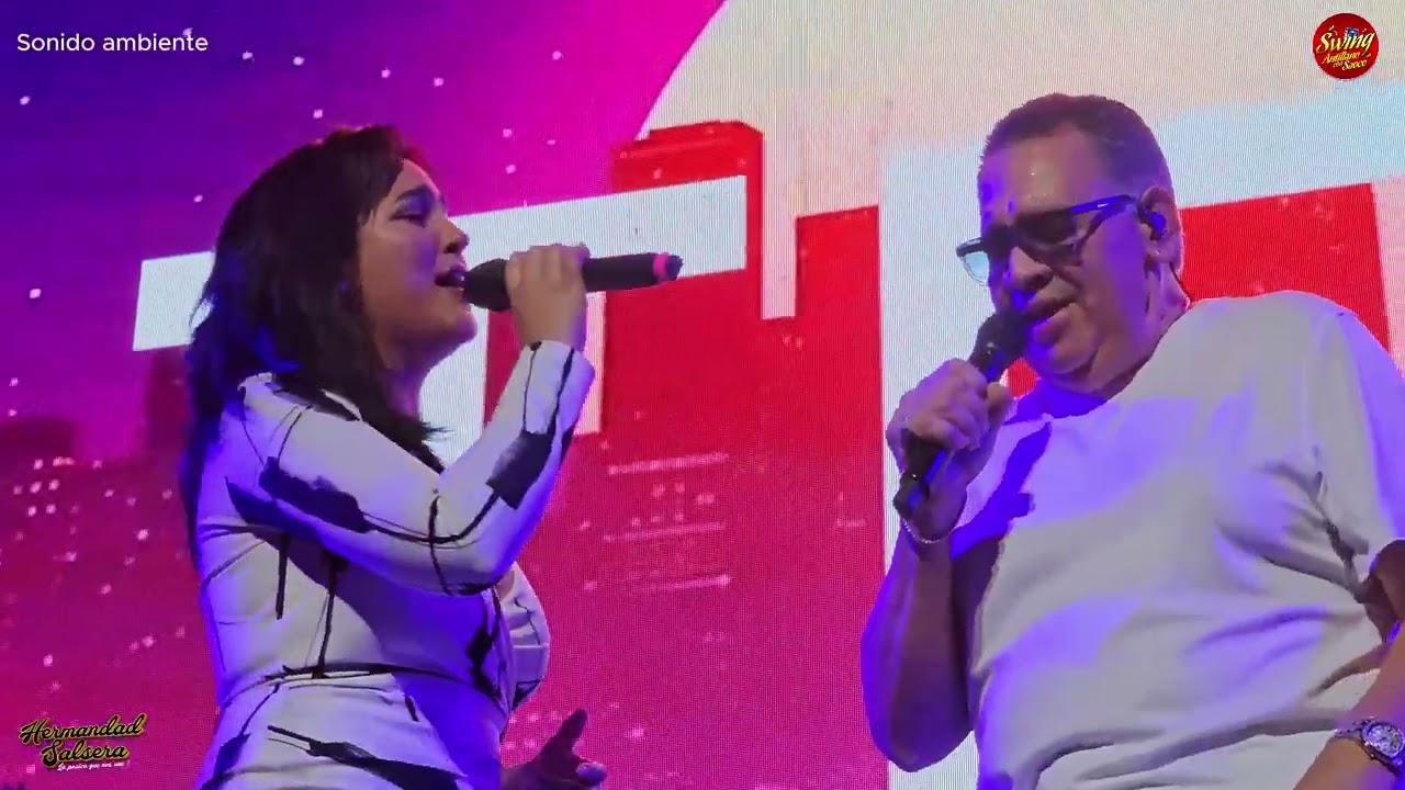 Tito Nieves y Daniela Darcourt en VIVO en Solo Salsa en Medellin @hermandadsalsera