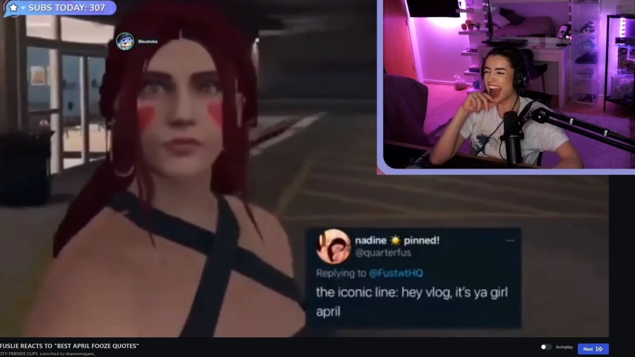 Nora Reacts to Best April Fooze Quotes | GTA RP NoPixel 3.0