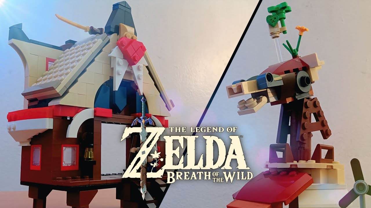 5 Iconic Zelda Breath of The Wild locations recreated in Lego