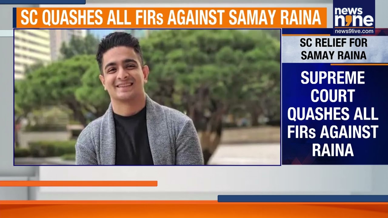 BIG RELIEF for Samay Raina: Supreme Court Quashes All FIRs Over Disability Jokes