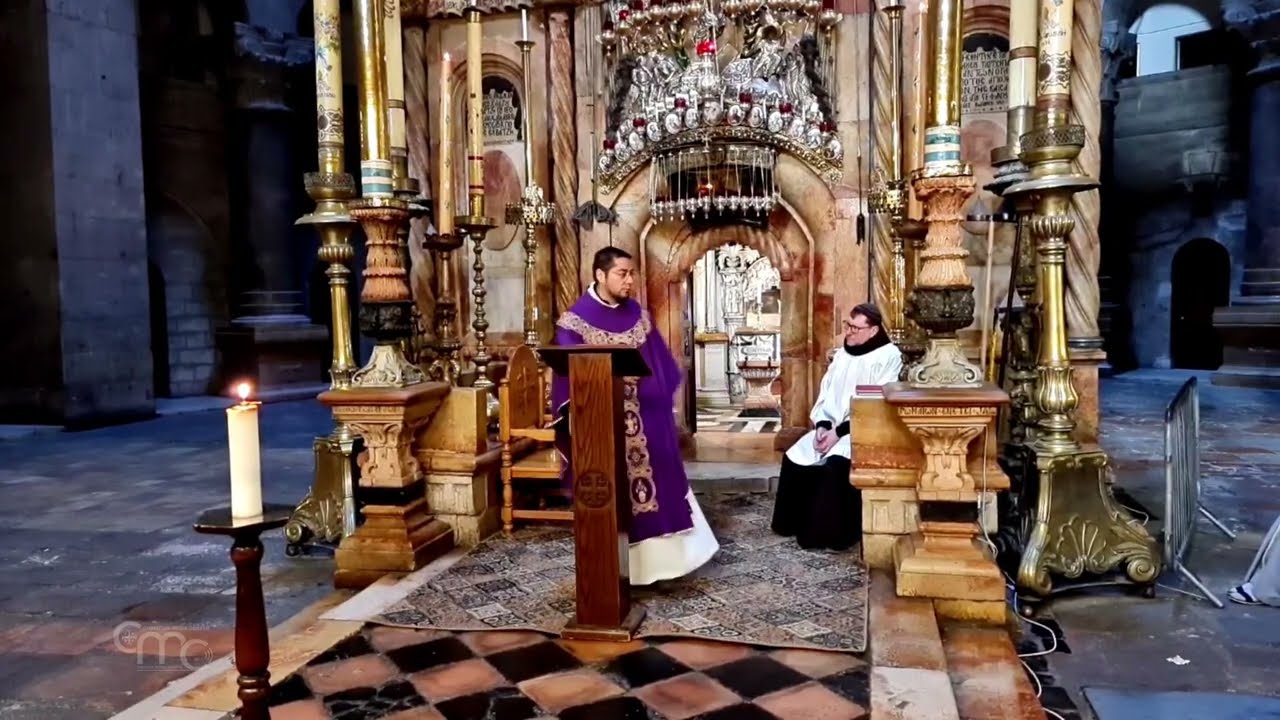 Mass at the Holy Sepulcher in Jerusalem | March 28, 2022