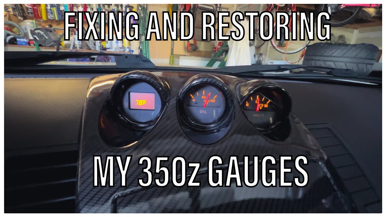 350z Gauge Restoration!