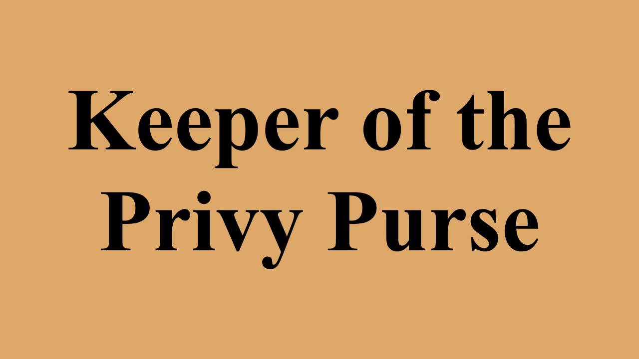 Keeper of the Privy Purse