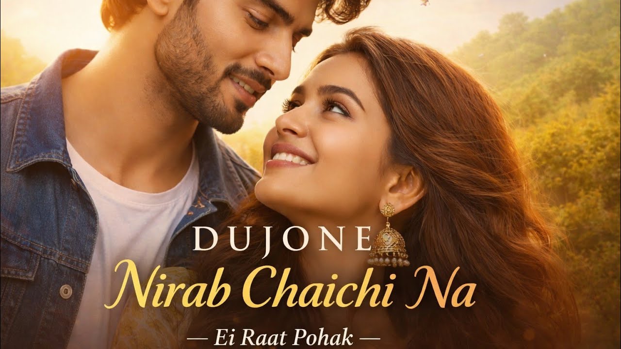 Dujone Nirab Chaichi Na  Ei Raat Pohak | Romantic Bengali Song | Obohela Sur