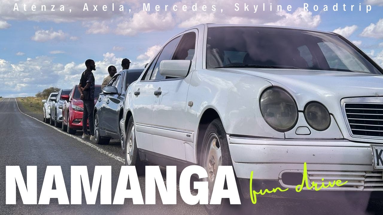 Захватывающее путешествие по Наманге на автомобилях Mazda Atenza, Axela, Mercedes и Skyline