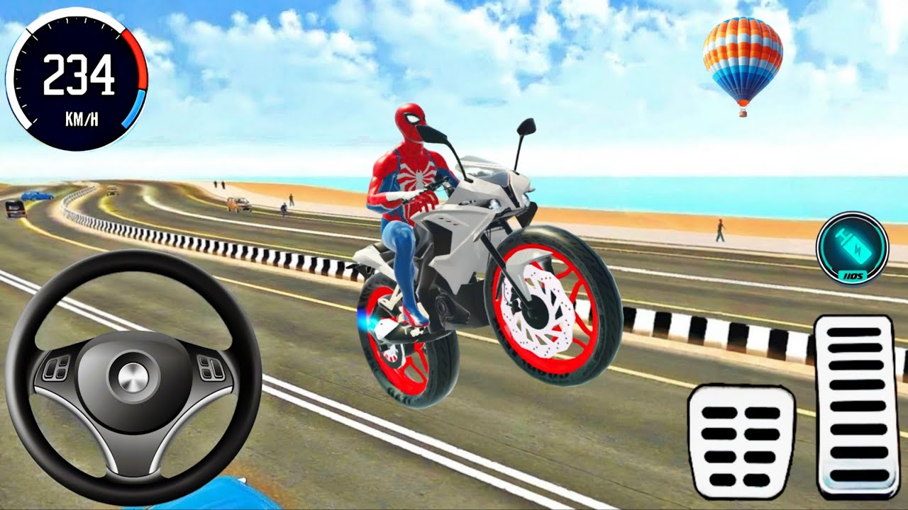 🦚 Indian Thift Auto🔥 Monster Spiderman Buy Naruto  & Ben 🔟 Car Game 🚗 Lot's of Police Car Modified 🎉